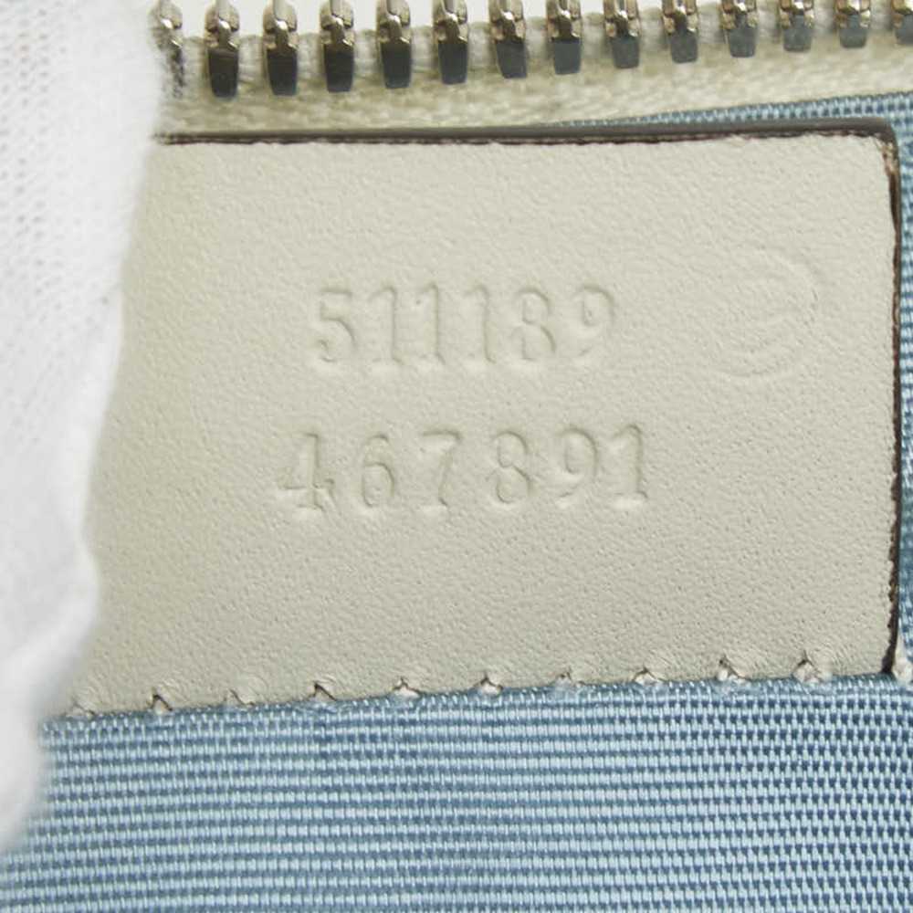 GUCCI Authentic White Leather Shoulder Bag - Picture 10 of 10